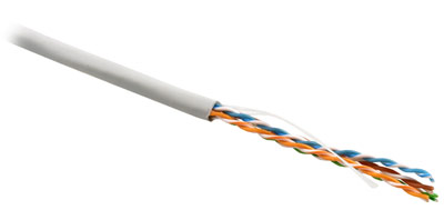 Twisted Pair Cable UTP, category 5e, 4 pairs, solid
